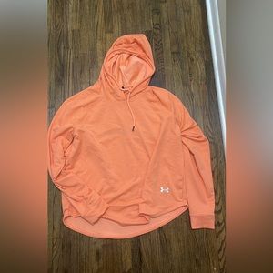 Orange long sleeve open back